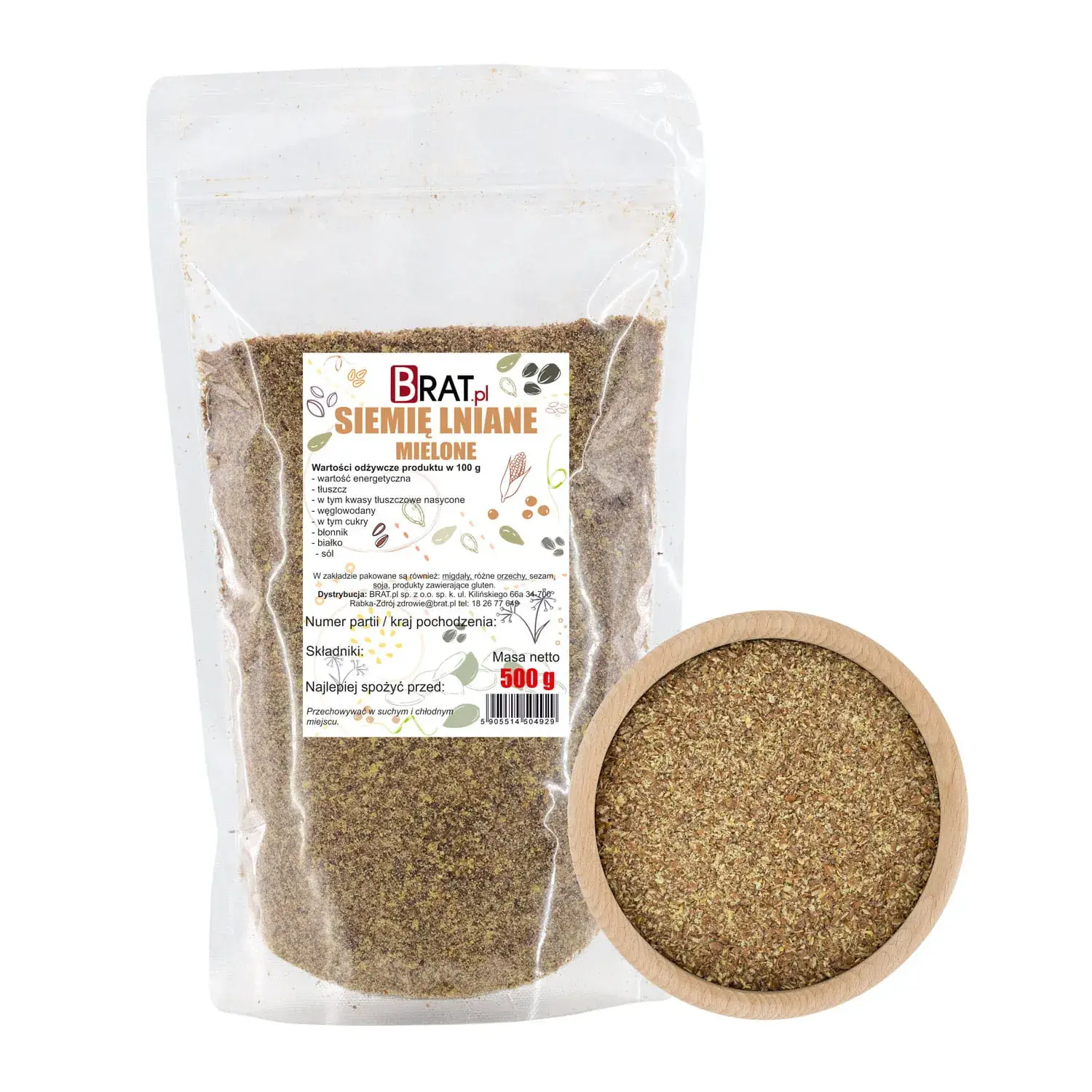 Malda linfrø 500 g